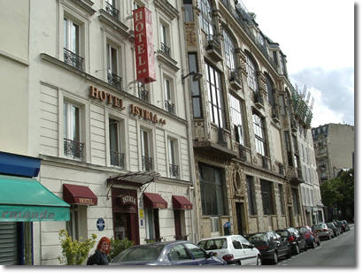 L’hôtel Istria, rue Campagne-Première à Paris.