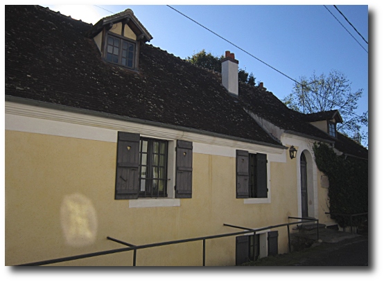 La maison de St-Cyr-sur-Morin (photos Hélène Richard)