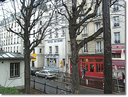 L'hôtel du Nord, 102 quai de Jemmapes à Paris.