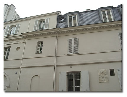 La maison de Talma. La maison de Talma.