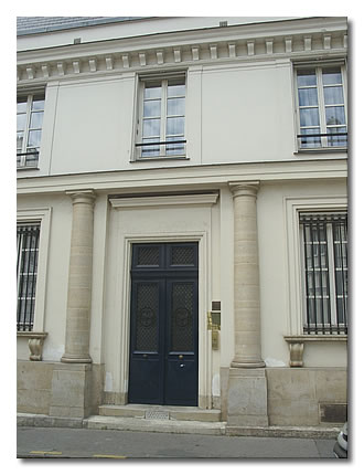 L'hôtel de mademoiselle Mars. L'hôtel de mademoiselle Mars.
