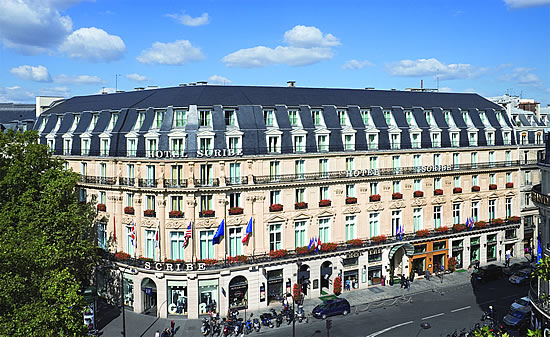L’hôtel Scribe, 1 rue Scribe à Paris.