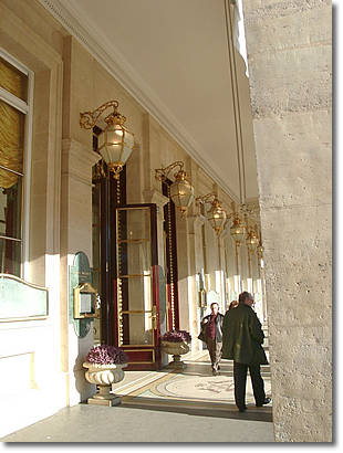 L'hôtel Meurice, 228 rue de Rivoli à Paris.