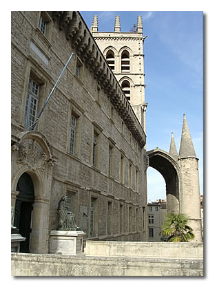 La faculté de Médecine et la cathédrale. La faculté de Médecine et la cathédrale.