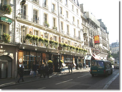 Café « Le Procope », 13 rue de l'Ancienne Comédie.