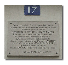 17 rue de la Fontaine-au-Roi.
