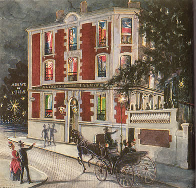 La place Pigalle par Diaz. La place Pigalle par Diaz.