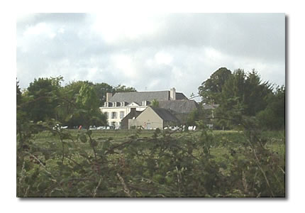 Le château de Kermadio à Pluneret en Bretagne.