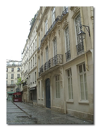 La rue de la Jussienne aujourd'hui.