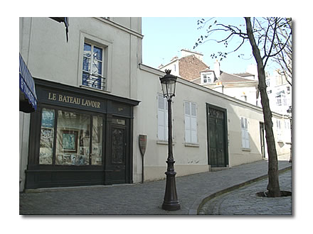 13 place Emile Goudeau, emplacement de l'ancien Bateau Lavoir