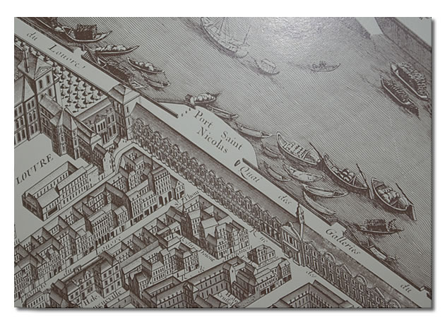 Le port saint-Nicolas, près du Louvre. Le port saint-Nicolas, près du Louvre.