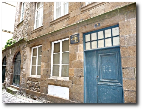 La maison de la rue des Juifs, aujourd'hui rue Chateaubriand