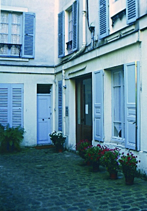 Appartement du parrain de Nerval, au 1er étage du 2, Route de Mantes à Saint-Germain.