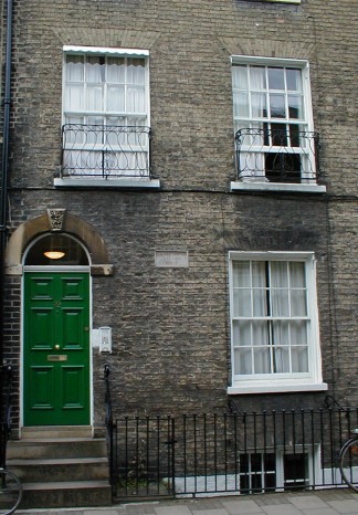 Le 22 Fitzwilliam St. à Cambridge (source http://darwin-online.org.uk/life12.html)